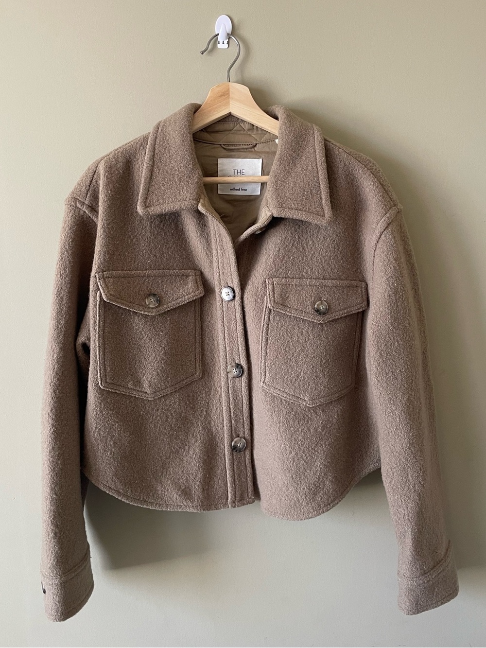 Wilfred The Ganna Jacket in Taupe Brown
